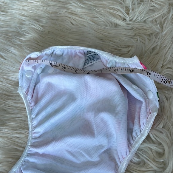 Alvababy floral pink azaleas reusable snap button baby diapers swim diaper OS - Picture 15 of 16